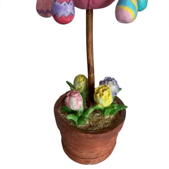 Cracker Barrel Easter Bunny Vintage Figure Incredible Details Chicks Easter Eggs - Picture 9 of 16